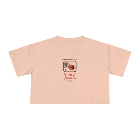 Sunset Motels — Crop Tee