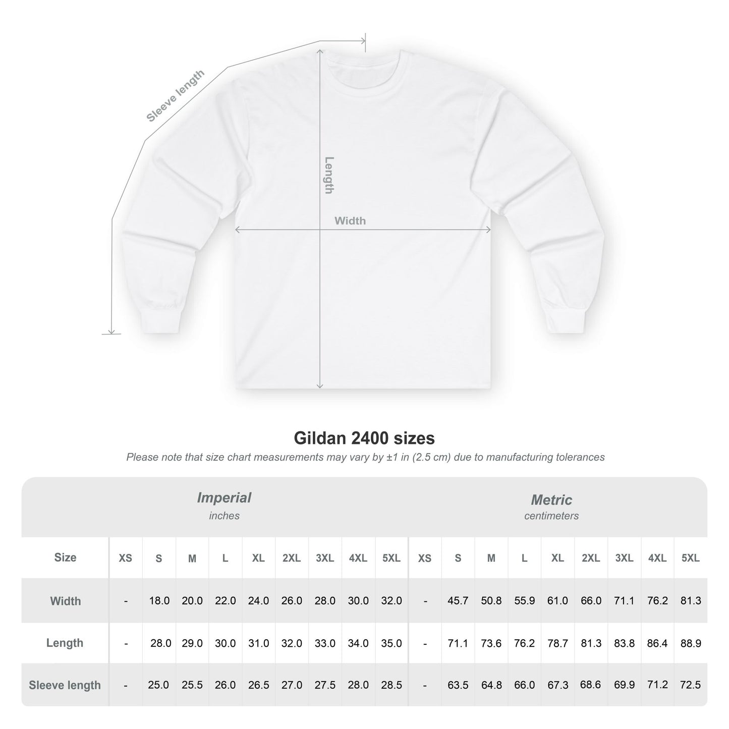 Blue 3D Long Sleeve Tee