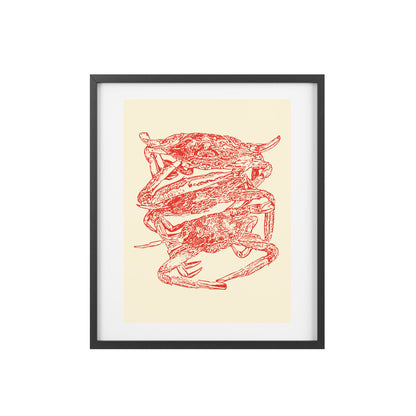 Crabwalk — Framed Matte Poster