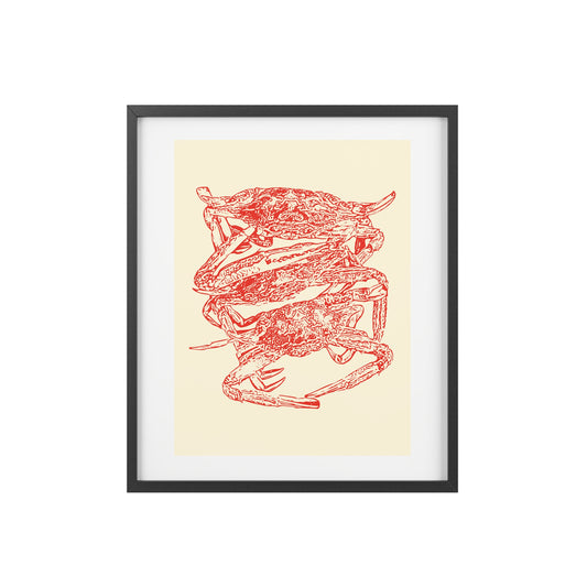 Crabwalk — Framed Matte Poster