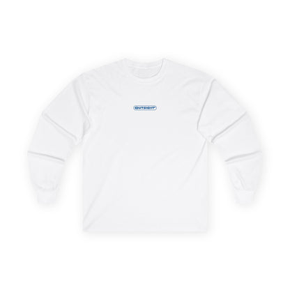 Blue 3D Long Sleeve Tee