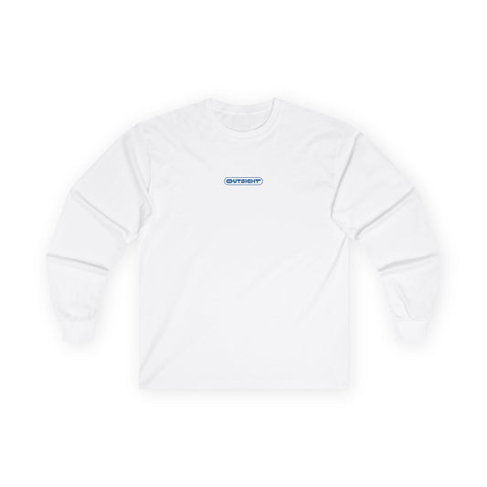 Blue 3D Long Sleeve Tee