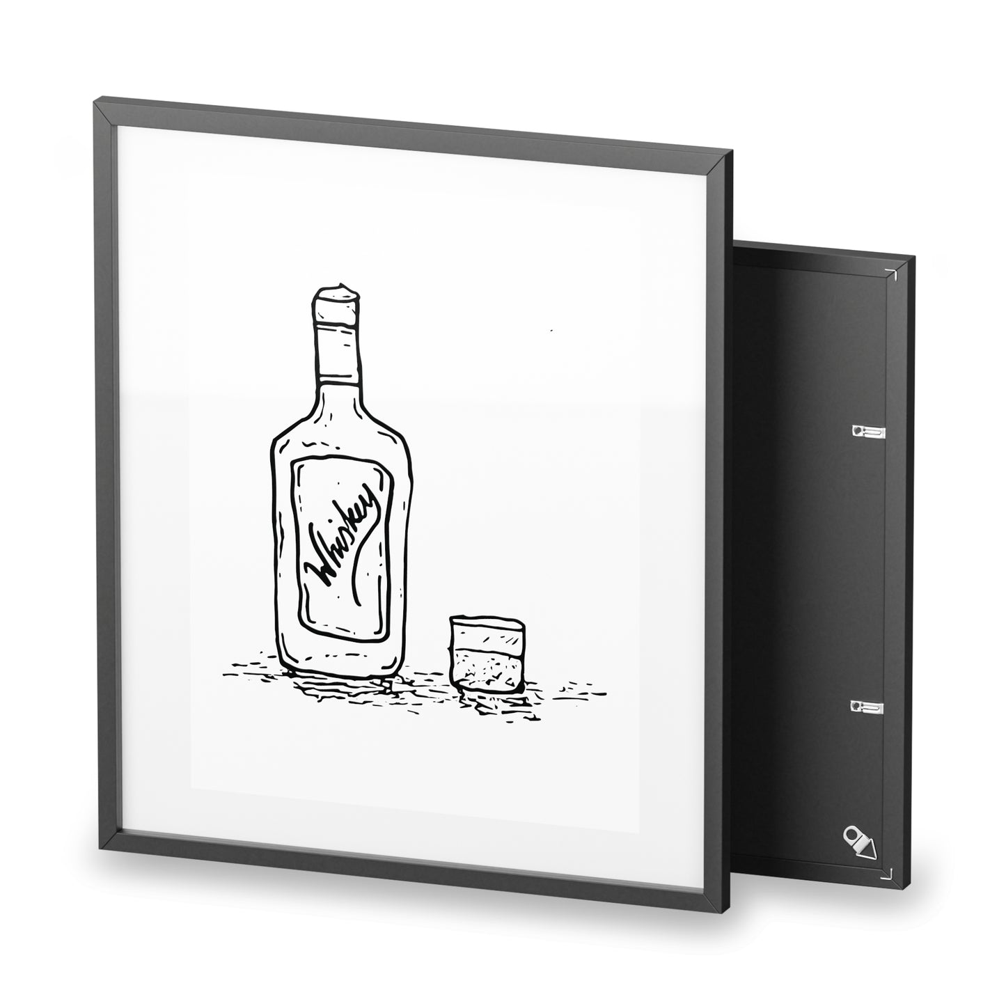 Whiskey — Framed Matte Poster