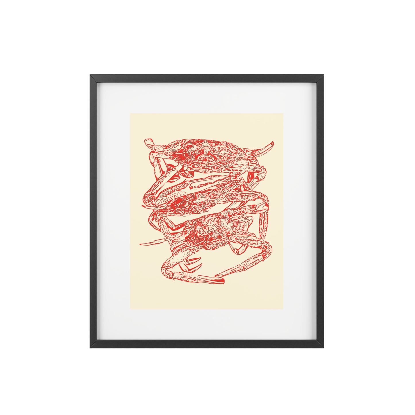 Crabwalk — Framed Matte Poster