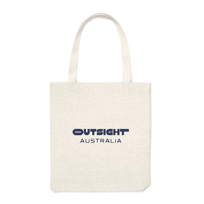 Outsight in Navy — Tote Bag