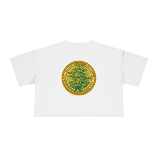 Slow Burn — Crop Tee