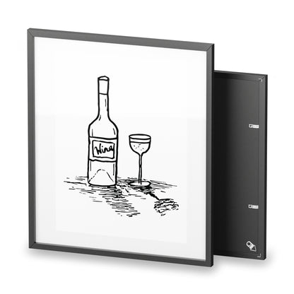 Wine — Framed Matte Poster