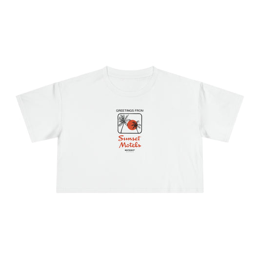 Sunset Motels — Crop Tee