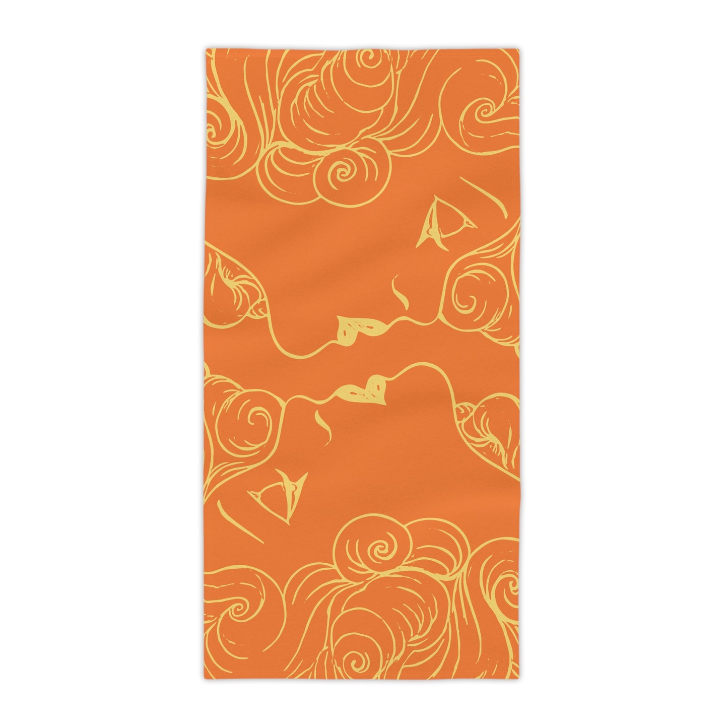 Double Vision — Orange Beach Towel