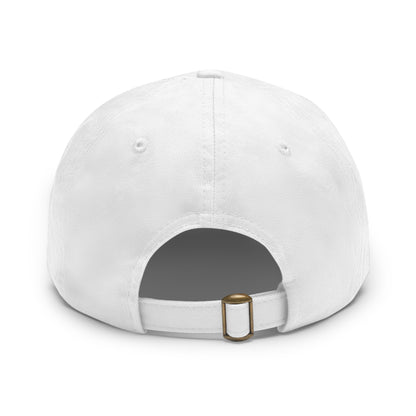 Reef Coast Seeds (Yellow) — Dad Hat with Leather Patch (Round)