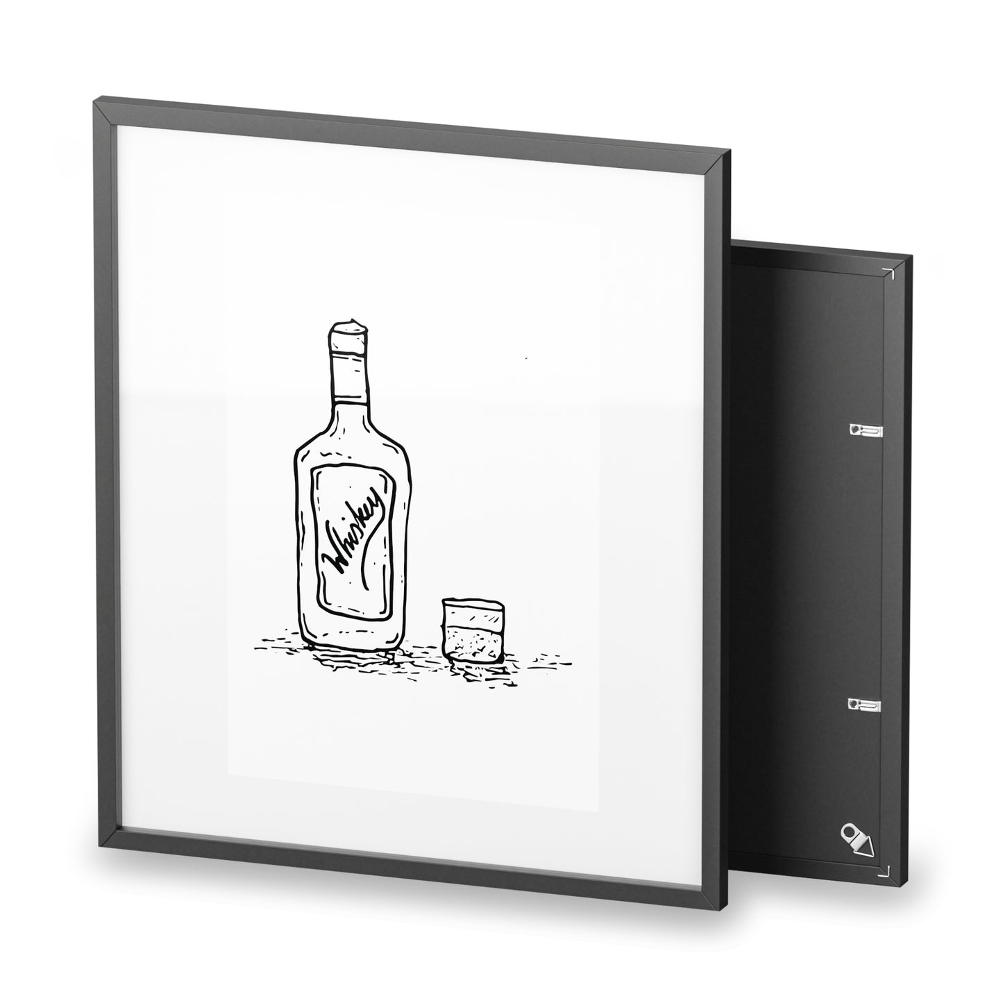 Whiskey — Framed Matte Poster