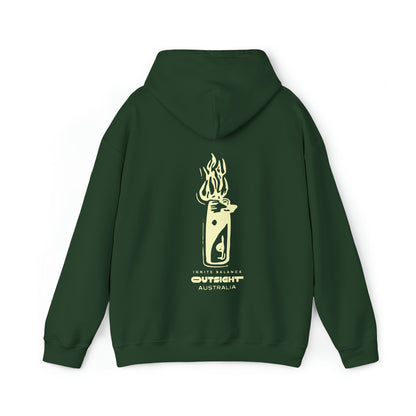 Ignite Balance — Green Hooded Sweatshirt