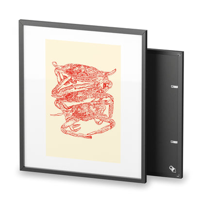 Crabwalk — Framed Matte Poster