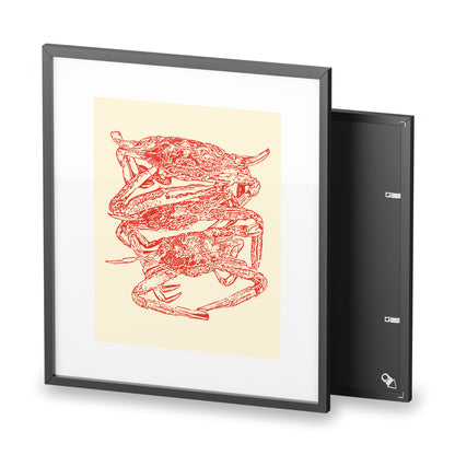 Crabwalk — Framed Matte Poster