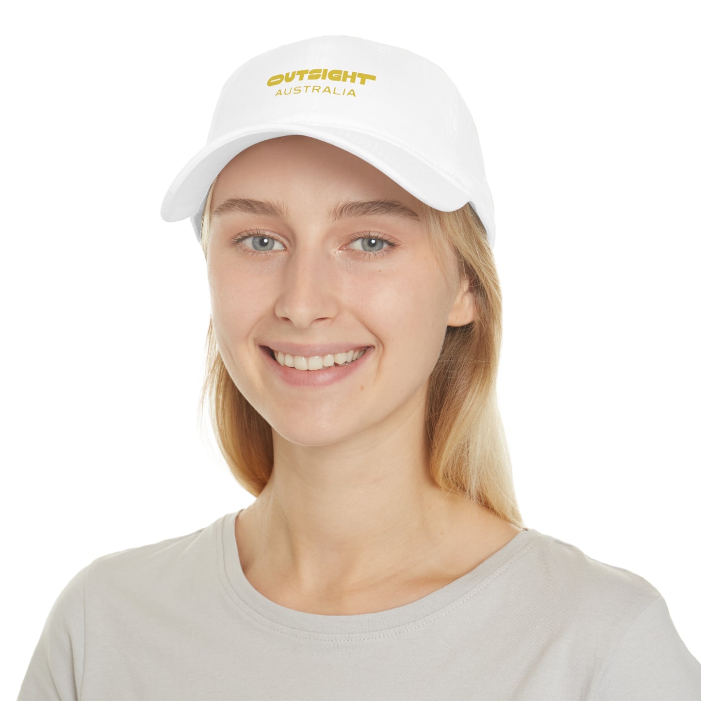 Basic (Yellow) — White Low Profile Cap