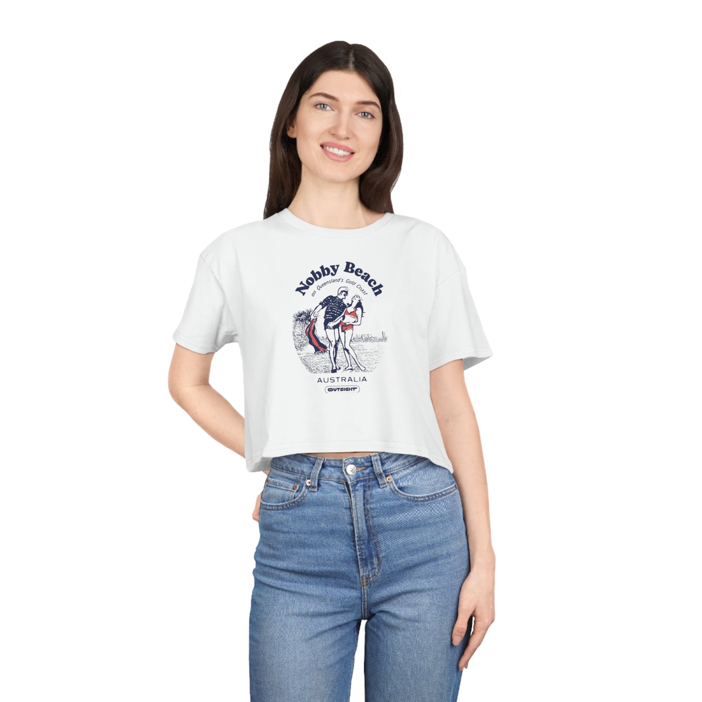 Nobby Beach — Women's Crop Tee