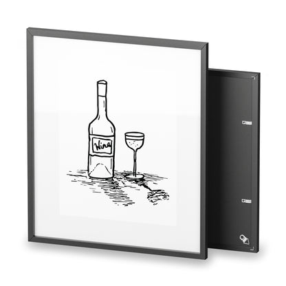 Wine — Framed Matte Poster