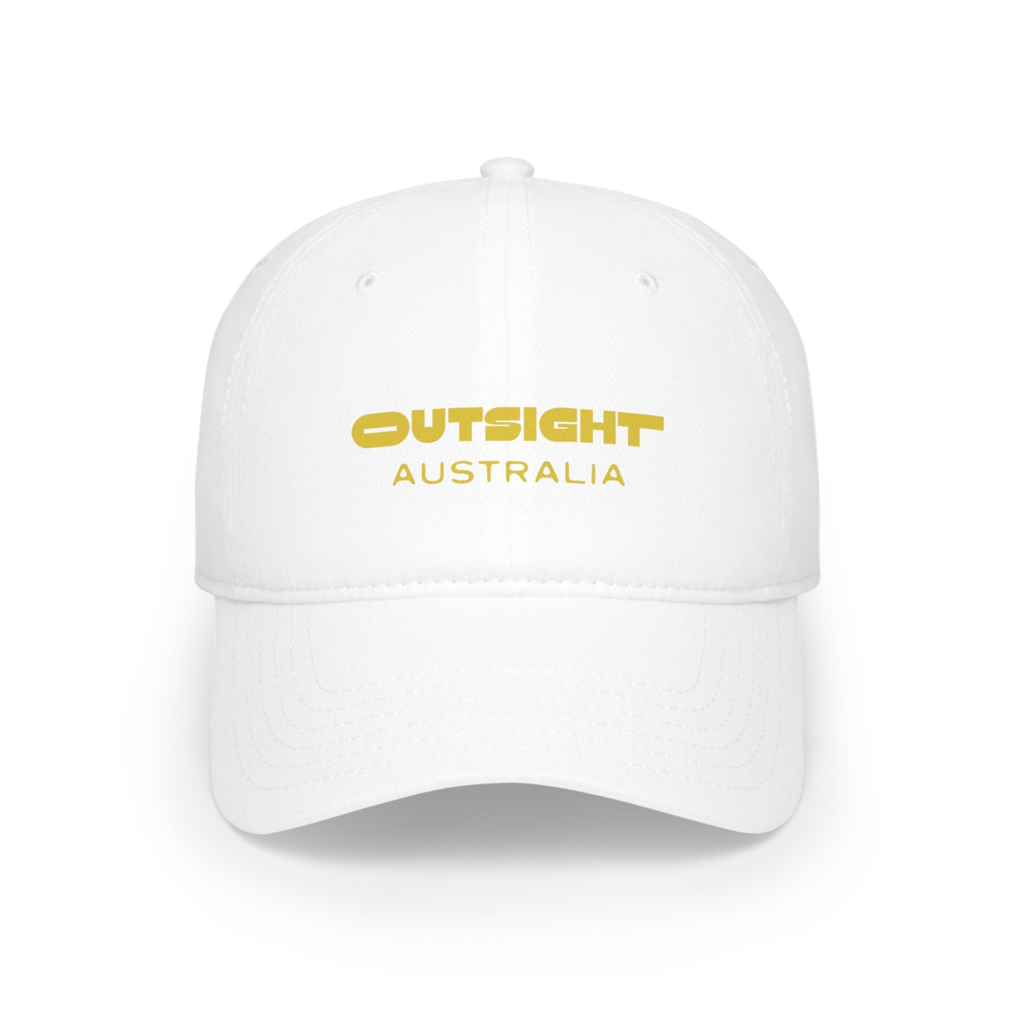 Basic (Yellow) — White Low Profile Cap