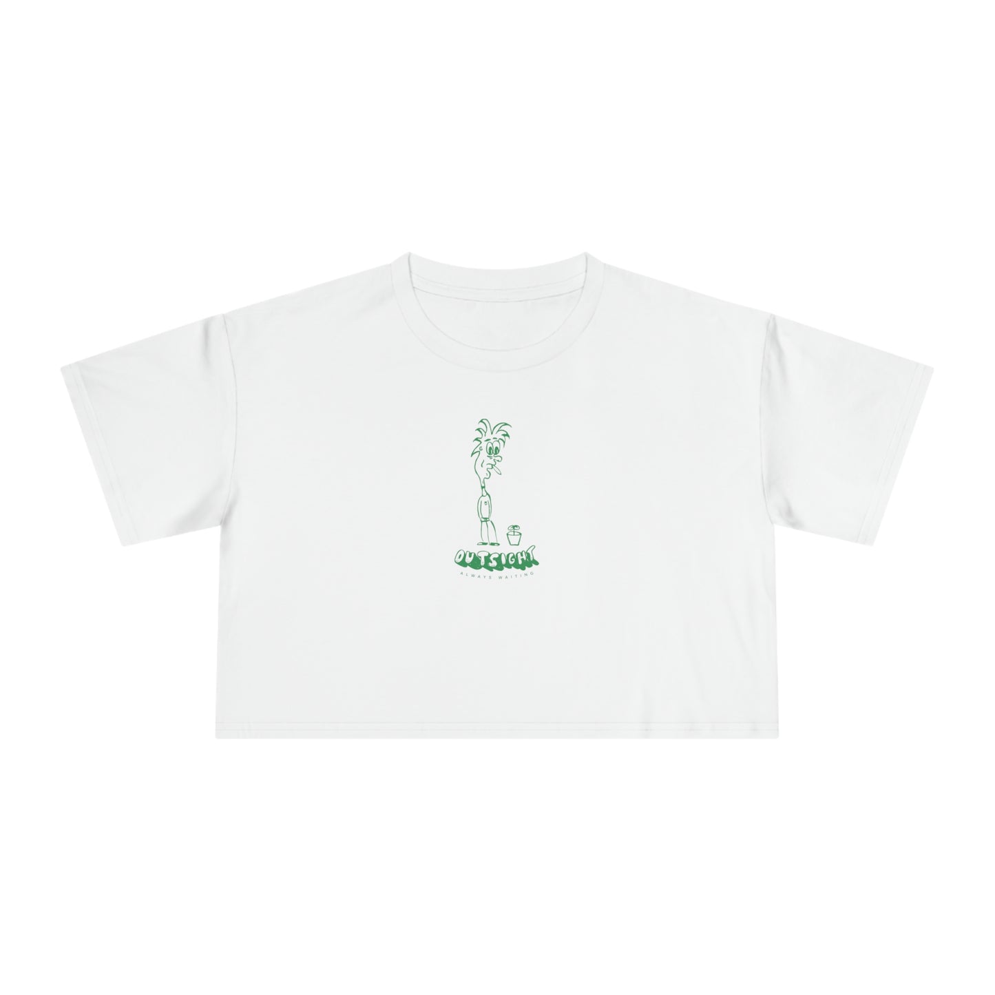 Always Waiting Alt — Crop Tee