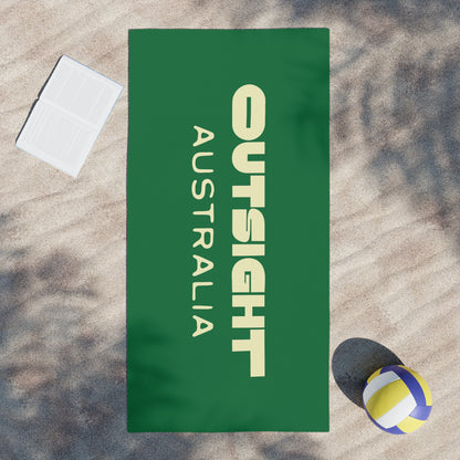 Green Beach Towel