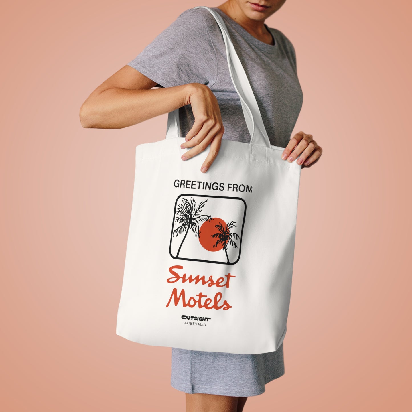 Sunset Motels — Cotton Tote Bag