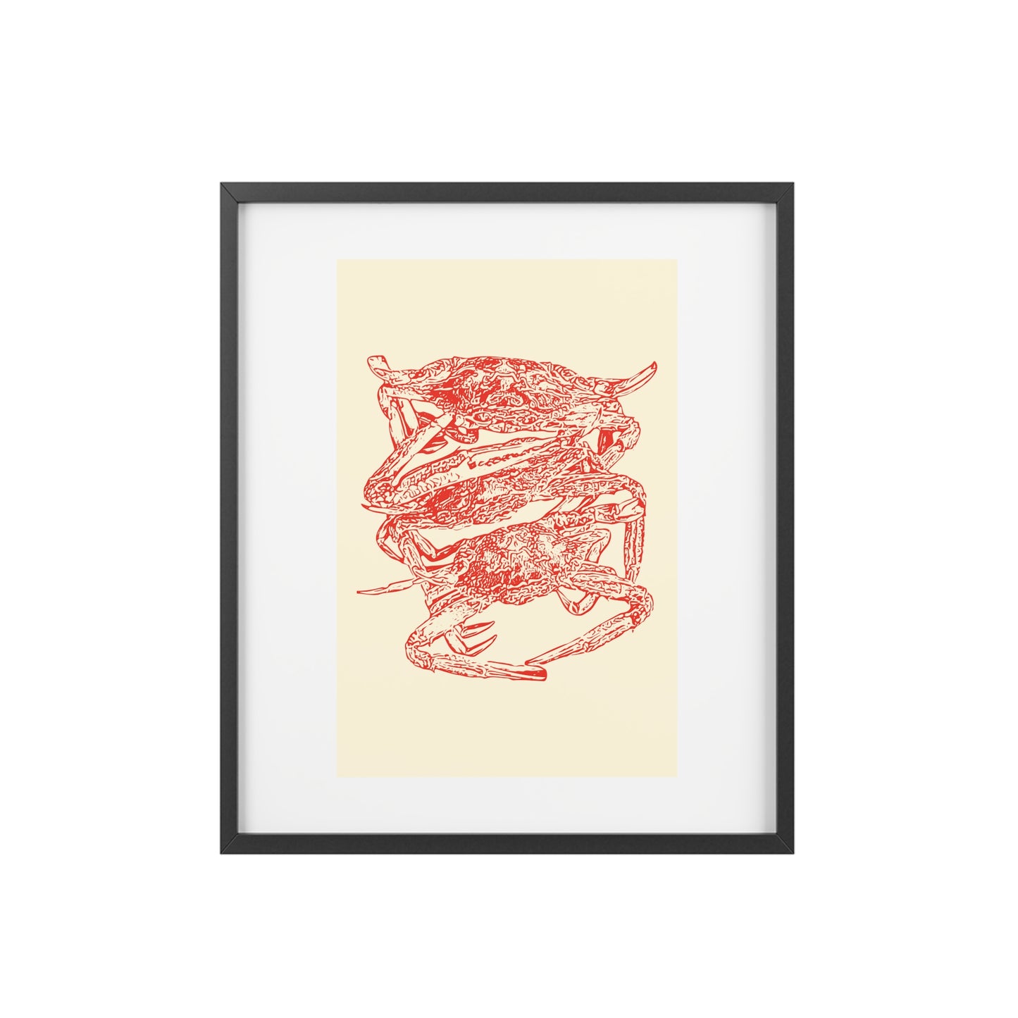 Crabwalk — Framed Matte Poster